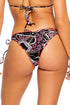 Luli Fama Night Glam Wavy Ruched Back Tie Side Bottom